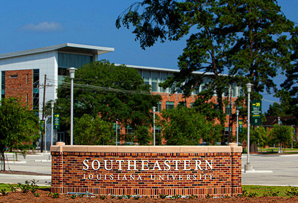 New Tech Building and Southeastern Entrance Sign